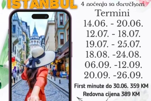 ISTANBUL 4 NOĆENJA SA DORUČKOM