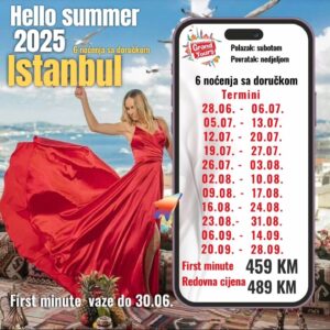 ISTANBUL 6 NOĆENJA SA DORUČKOM