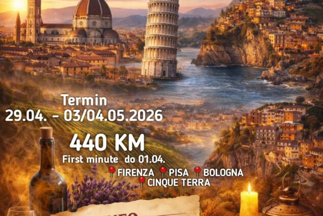 TOSCANA + CINQUE TERRE | Termini putovanja 29.04. – 03/04.05.2026