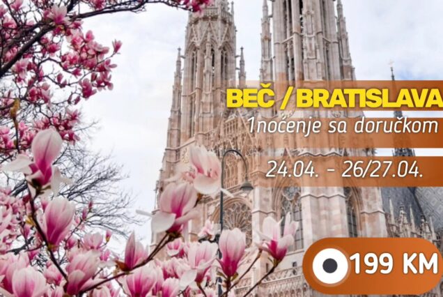 Beč + Bratislava + PANDORF (3 dana – bus 24.04.-26/27.04.)