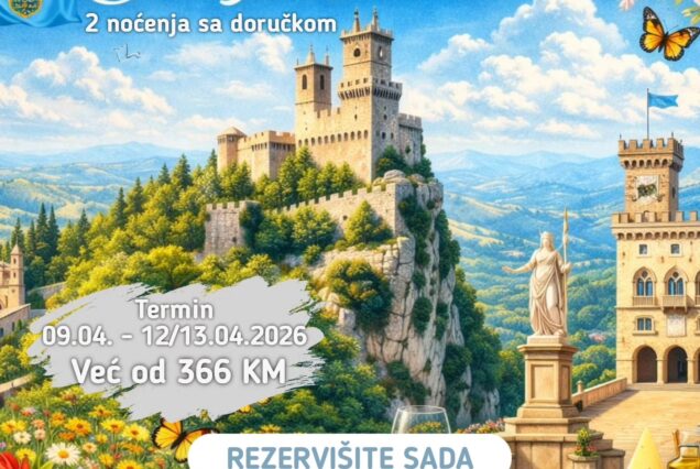 SAN MARINO FERRARA – RIMINI - BOLOGNIA | 09.04. – 12/13.04.2026